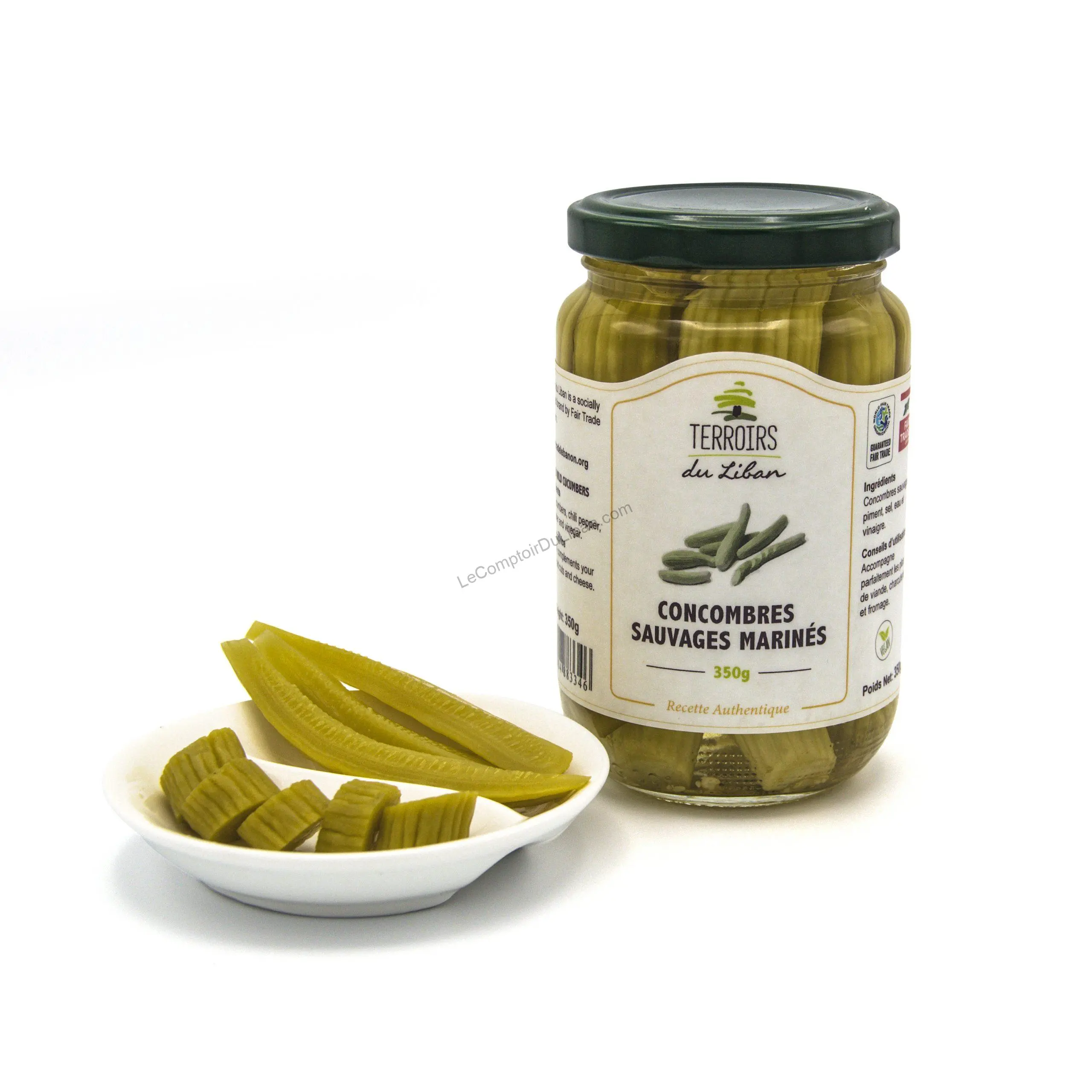 Concombres sauvages marinés