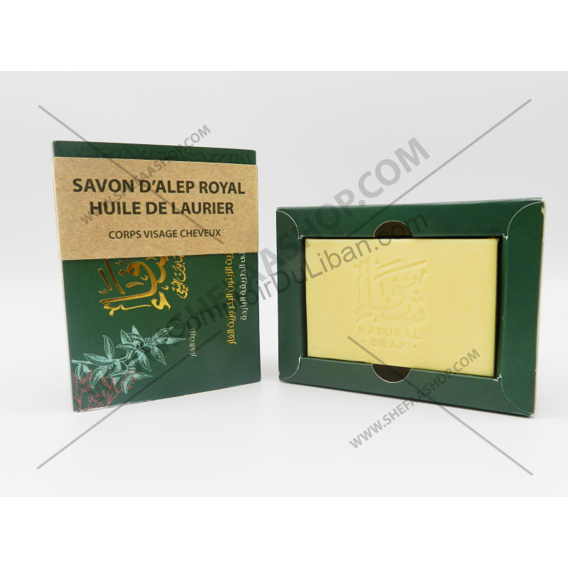 SAVON D'ALEP ROYAL À L'HUILE DE LAURIER (40%) – Image 2