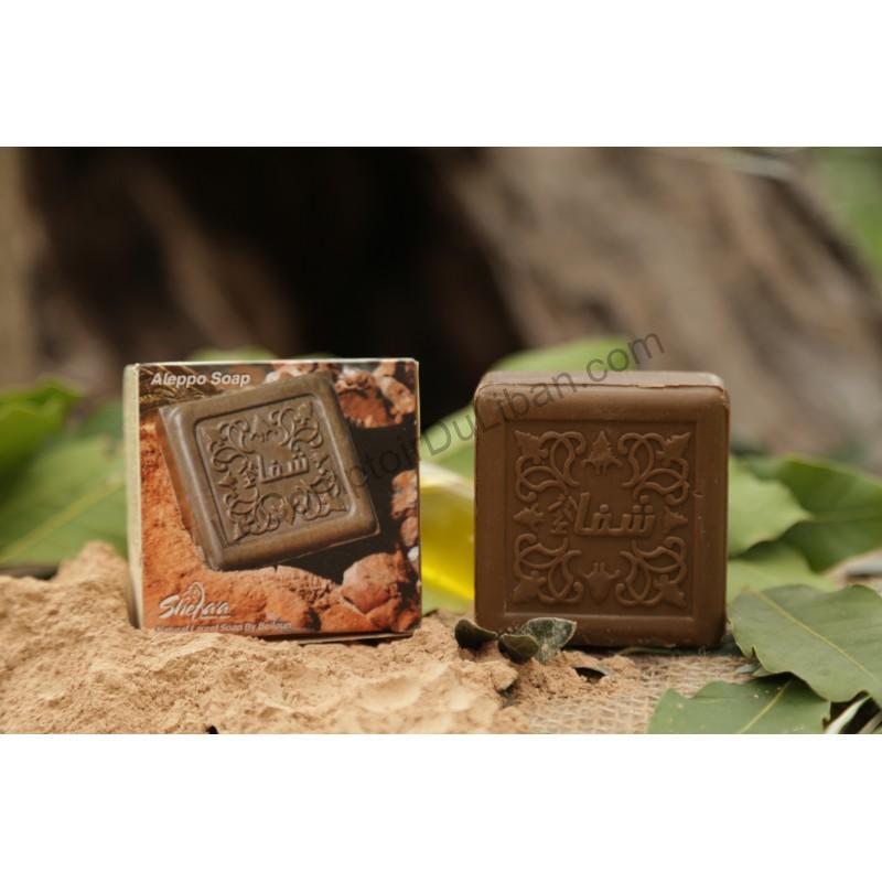 SAVON D'ALEP NATUREL À L'HUILE DE LAURIER & À L'ARGILE BEILOUN – Image 2