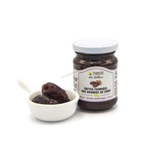 Dattes fourrée aux amandes au sirop