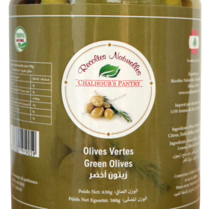 Olives Vertes Libanaise 630gr