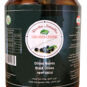 Olives Noires Libanaise 630gr
